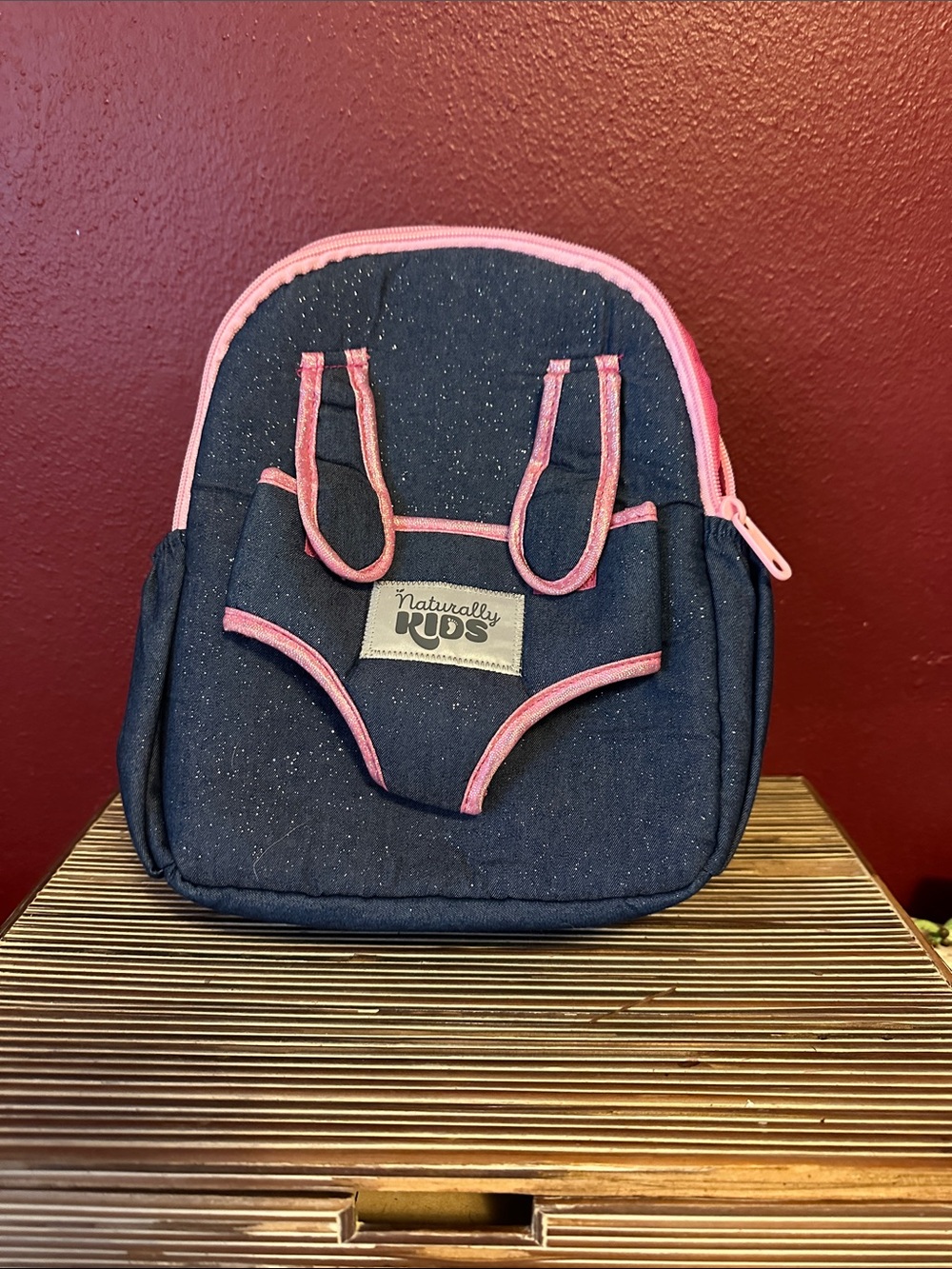 Naturally Kids Navy & Pink Mini Kids Backpack